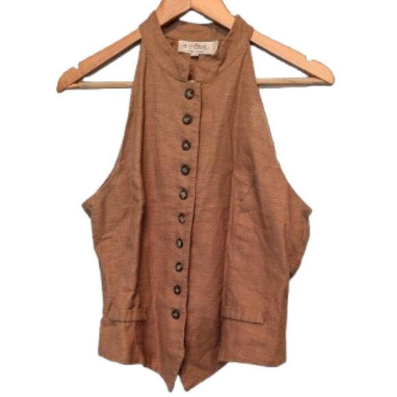 Vintage Tops - Vintage Y2K Le Chateau Vest Top